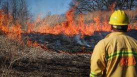 30 acres burn in brush fire near Marengo