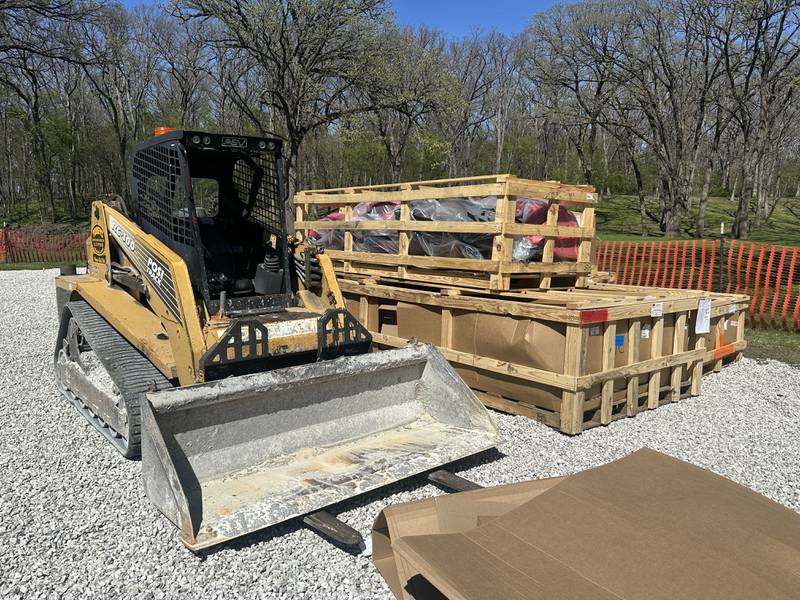Photos: Logan’s Oasis Playground installation begins at Marilla Park in Streator