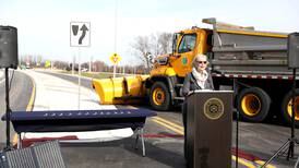 Photos: Kane County officials cut ribbon for Blackberry Township roundabout