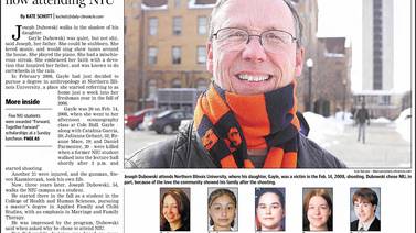 Historical covers for February 14: Remembering the 2008 shooting at NIU’s Cole Hall