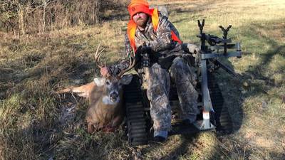 Savanna man with physical disability harvests 11-point buck during special hunt