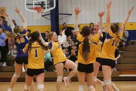 Photos: Logan Jr. High 8th grade volleyball vs. Rockford Marshall in the Class 3A Regional final