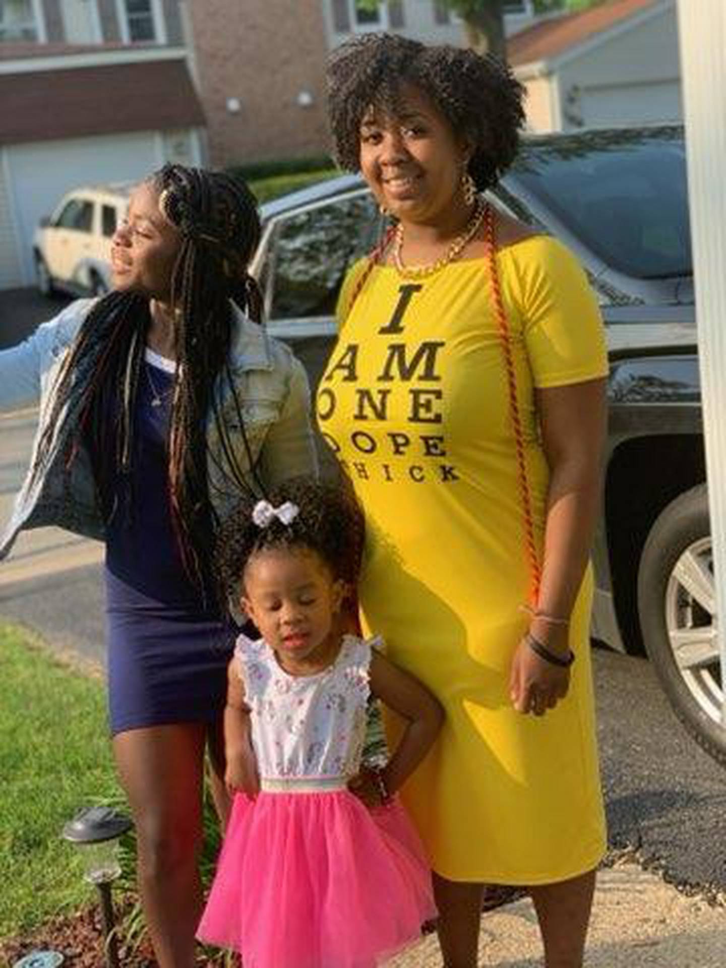 Dykota Morgan, 15, of Bolingbrook was an athlete, artist, activist and scholar. She died of complications from COVID-19 on May 4. She is pictured with her older sister Dyman and her younger sister Layla.