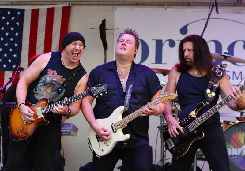 Infinity: The Ultimate Tribute took the stage on Princeton’s Main Street on Friday, Aug. 18
