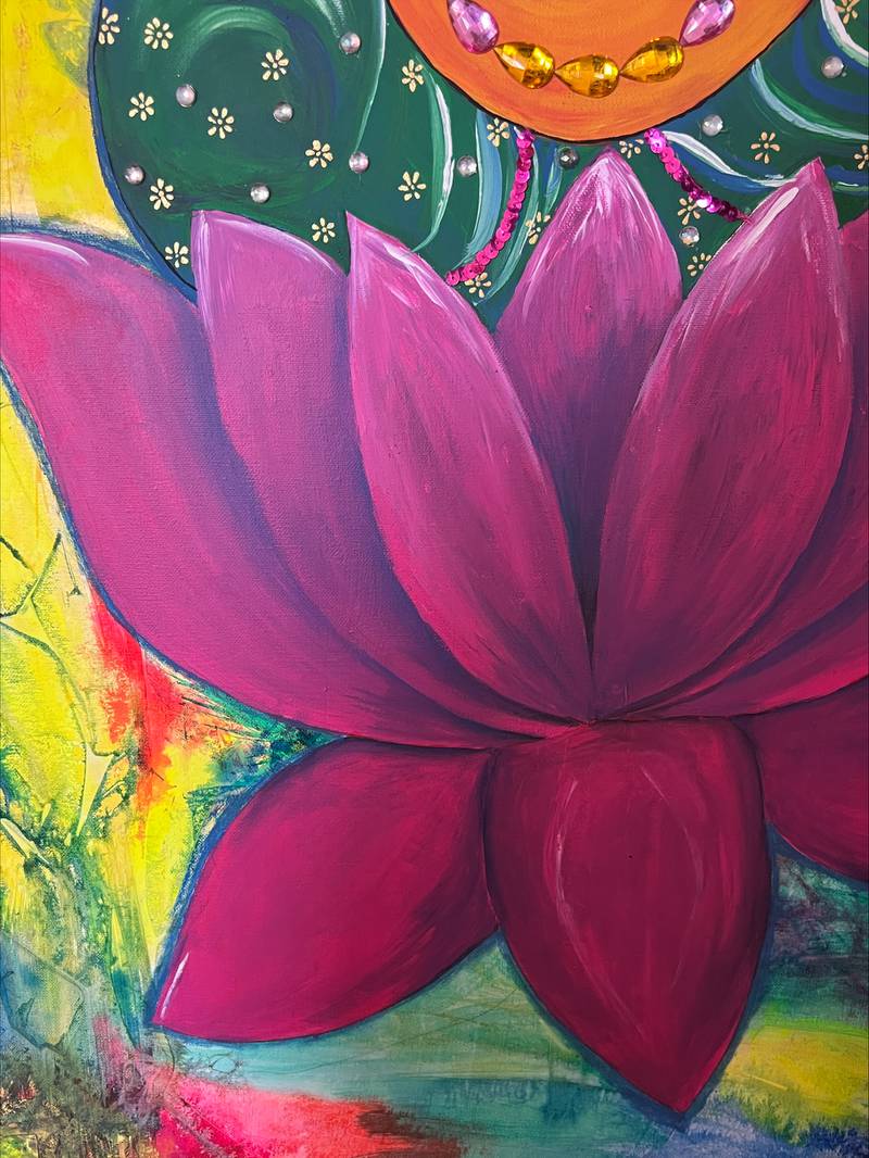 This painting will be on display in Aurora Public Art's exhibit “Kinora: A Cultural Heritage Group Show,” which opened Aug. 1.