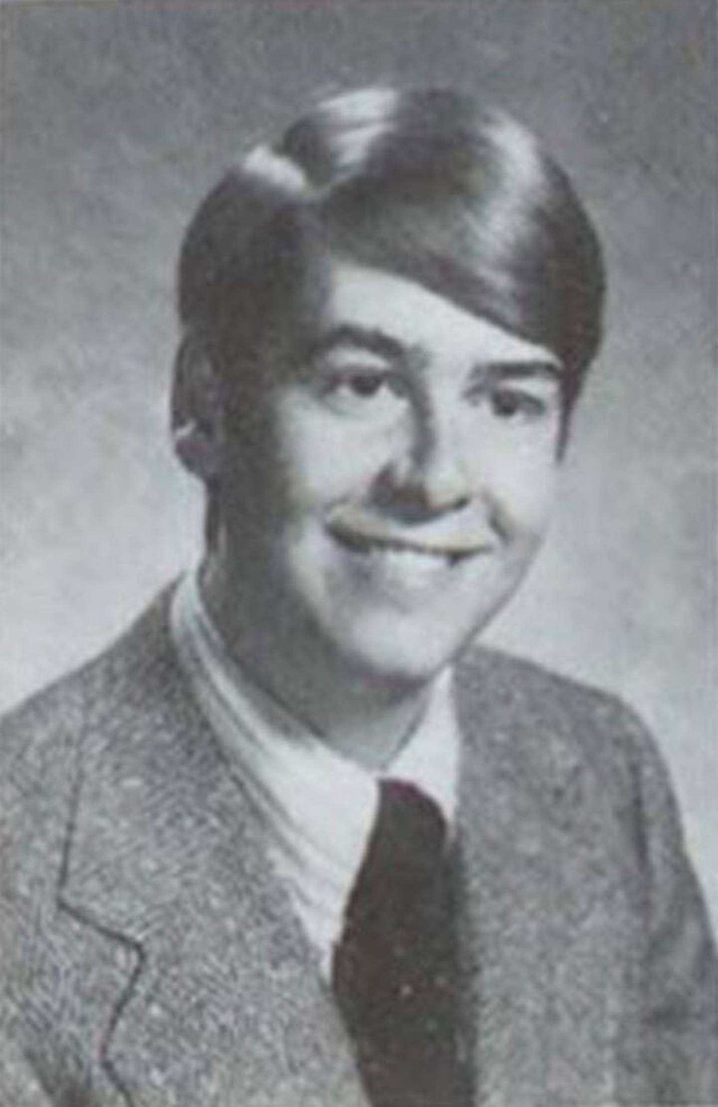 Mark Lamb, Northern Illinois University Class of 1973 graduate, shown here in a yearbook photo.