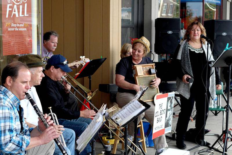 The Colonel Boyd Band provided the musical entertainment along Railroad Street during a past Taste of Sandwich event.