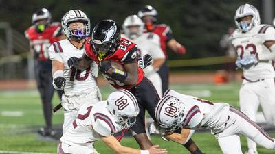 Photos: Wheaton Academy, Aurora Christian football teams meet in conference action