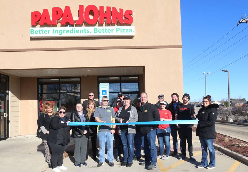 Papa Johns celebrated their grand-opening on Thursday, Dec. 5, 2024 in Peru. The building shares the space with Duncan Dunkin' Donuts on Shooting Park Road.