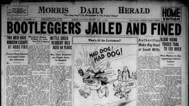 Historical covers for May 4: Bootleggers Jailed and Fined