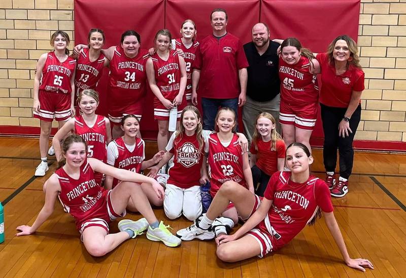The Princeton Christian Academy Eagles defeated No. 2 seed Ladd to capture the 2024-25 BVEC girls basketball tournament championship Thursday night at LaMoille. Along the way the No. 4 seeded Eagles defeated No. 5 LaMoille and No. 1 Malden.