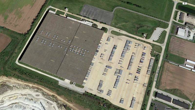 An aerial view shows the Gotion manufacturing plant in Manteno.
