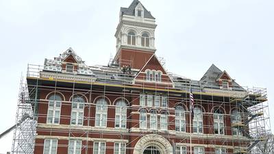Roof project for historic Ogle County Courthouse ‘moving along’