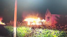 Fire on Halloween night in Wonder Lake destroys two vehicles