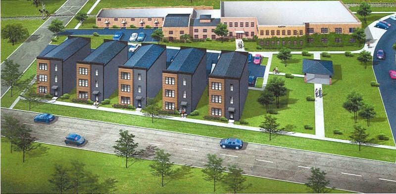 A design concept proposed by True North Properties to the Village of Huntley