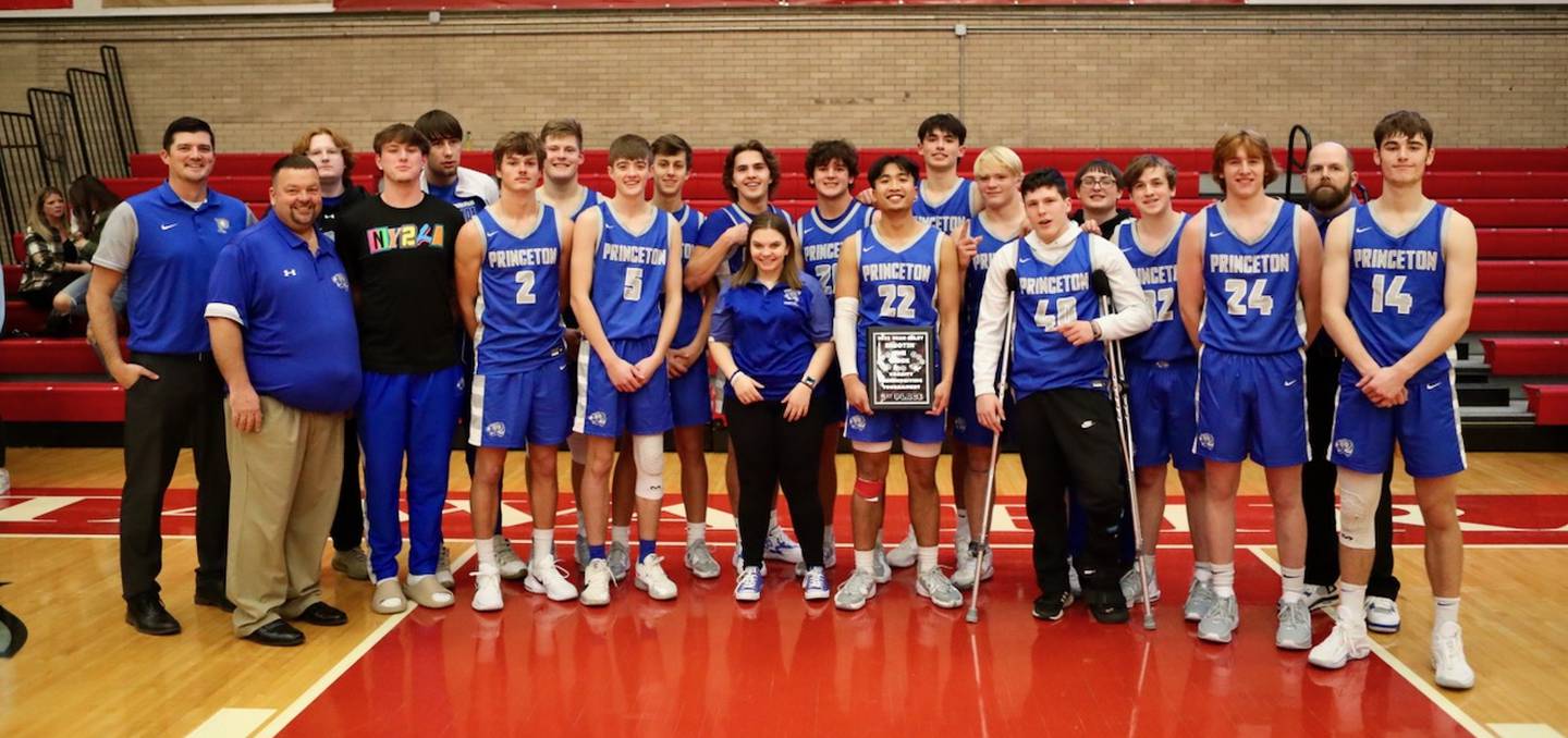 Princeton swept its pool and then beat Pontiac, 73-47, for the title of the Dean Riley Shootin’ The Rock Thanksgiving Tournament at Ottawa.