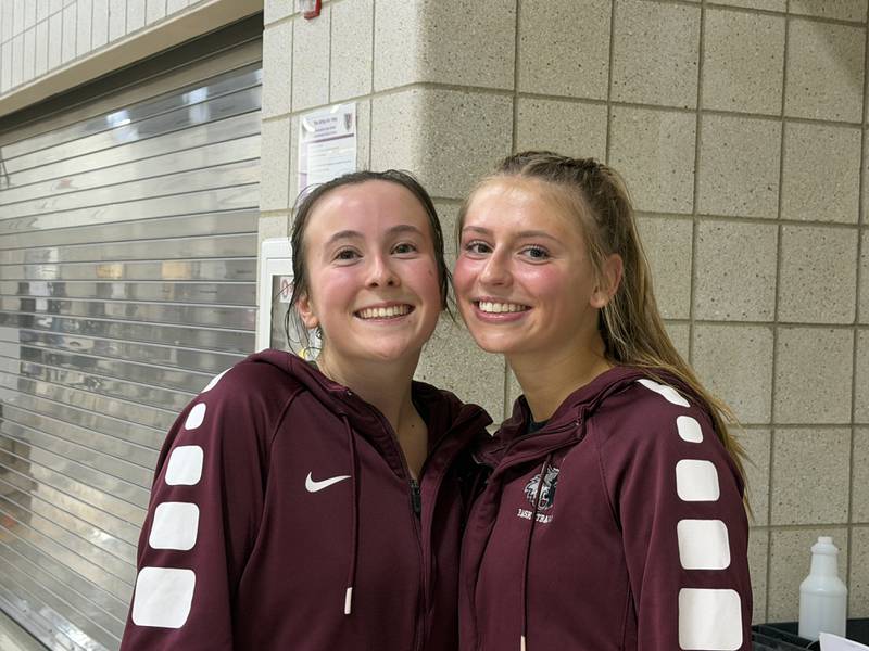 Zoe Nanos (left) and Marissa Taege, Prairie Ridge