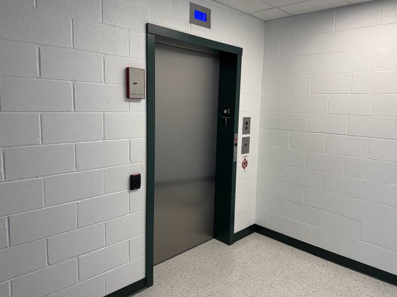 The new elevator at Morris Community High School, taken Saturday, Feb. 1, 2025.