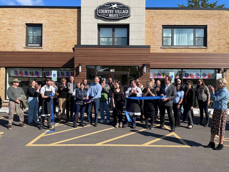 Country Village Meats celebrated its opening at 715 E. State Street, Suite 100 in Geneva with a ribbon-cutting ceremony on September 29, 2022 along with members of the Geneva Chamber of Commerce.