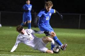 Photos: Sycamore, Burlington Central boys soccer meet in regional semifinal