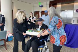 Veteran celebrates 102nd birthday at Northwestern Medicine Lake Forest Hospital