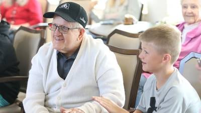 Photos: Lincoln Elementary Students drum circle warms hearts at Greenfield Retirement Home in Princeton