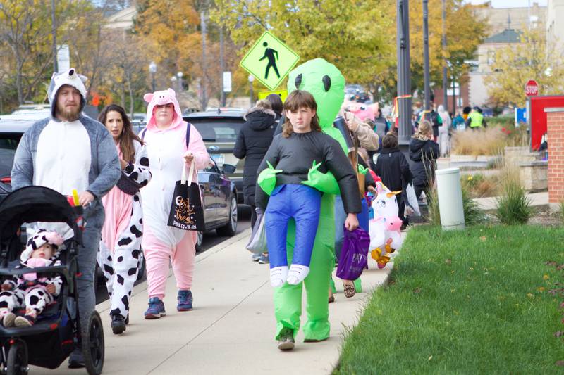 Locals gather to Trick or Treat at BatFest on Saturday, Oct. 28, 2023 in Batavia.