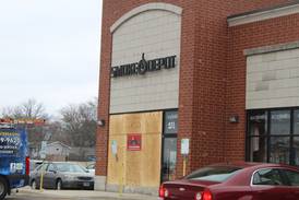 Car smashes into smoke shop in Crystal Lake, causing extensive damage