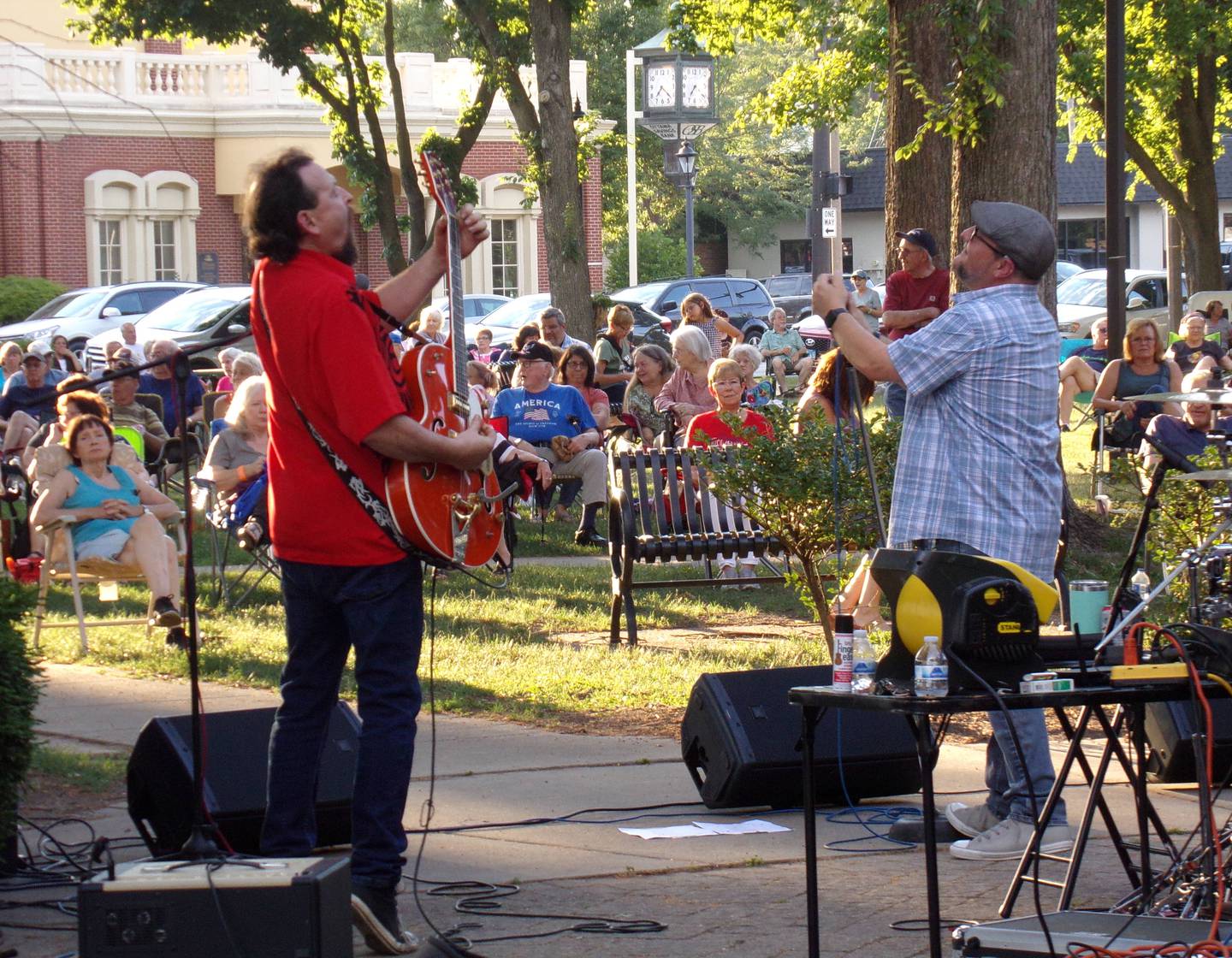 The Radium City Rebels perform Saturday, July 2, 2022, at the Ottawa Music in the Park Series in Washington Square.