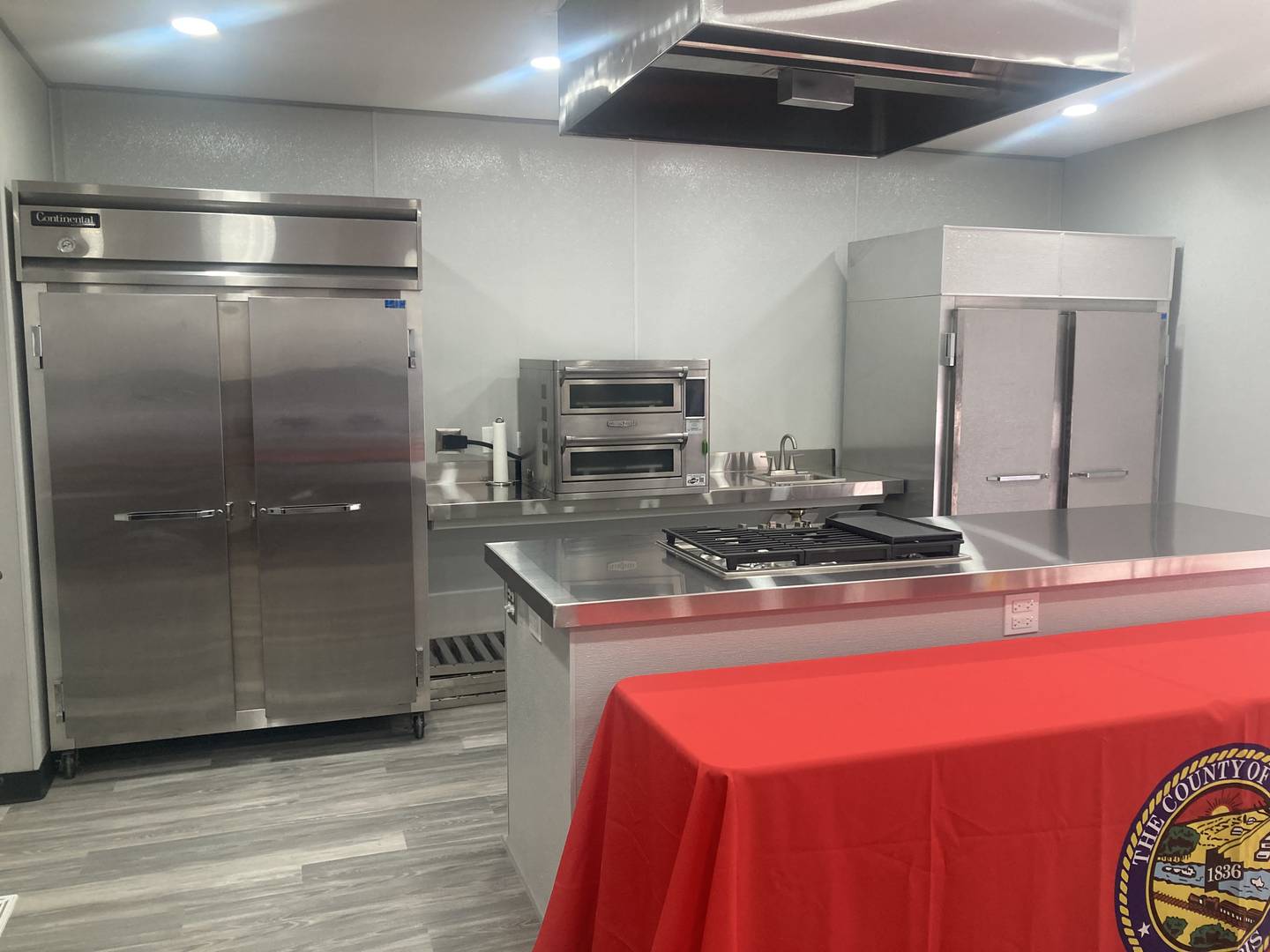 The new kitchen at Lincoln School in Joliet.