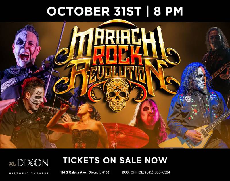 Dixon Theatre - The Dixon Historic Theatre Presents Mariachi Rock Revolution on October 31!