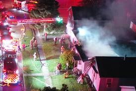 Photos: Fire breaks out at Spring Valley home