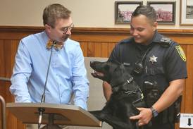 Ottawa approves study for 3rd fire station location, swears in K-9 cop