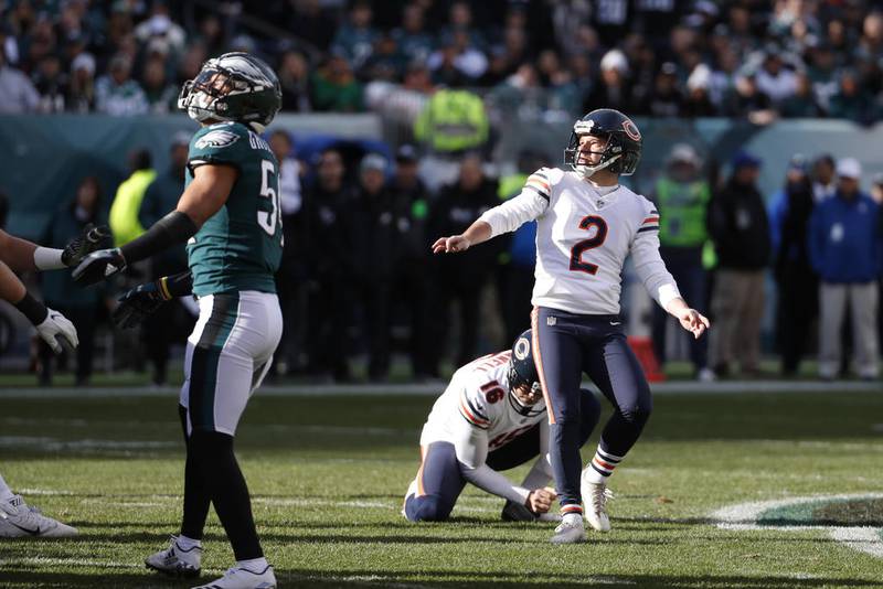 The Bears likely will elevate kicker Cairo Santos to the 53-man roster for Sunday's game after Eddy Pineiro was placed on injured reserve.