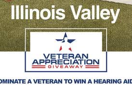 Nominate a veteran today to win a free hearing aid!