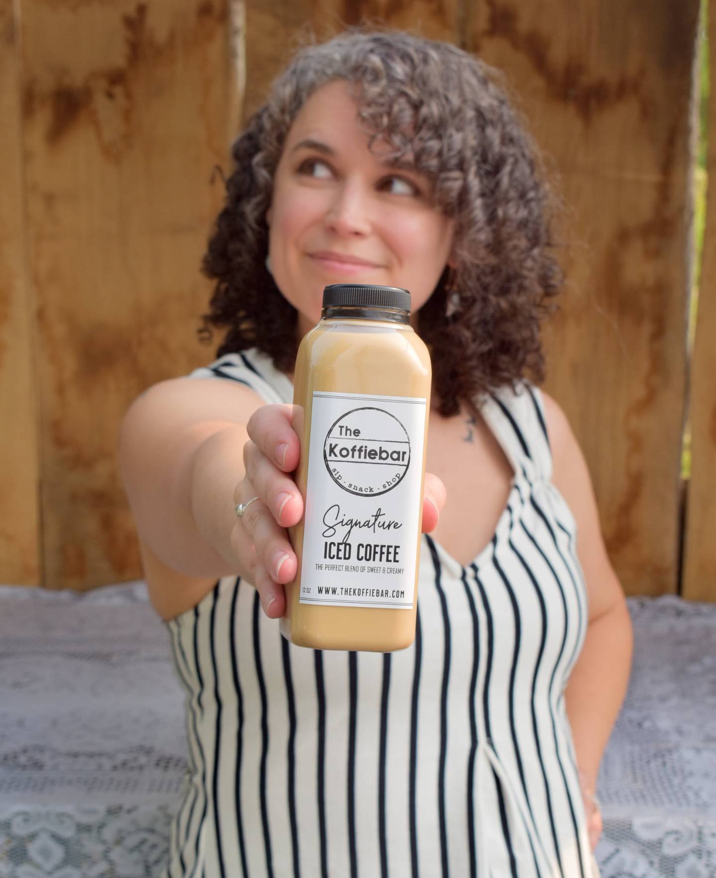 The Koffiebar: Ashley Oprzedek at Blackberry Lane Farmstand in Channahon in June 2025.