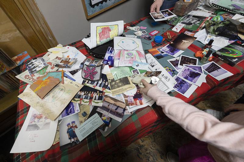 Pictures, newspaper clippings, drawings, toys, ticket stubs and other paper reminders see the light of the day Monday, Dec. 23, 2024, for the first time since 1999.