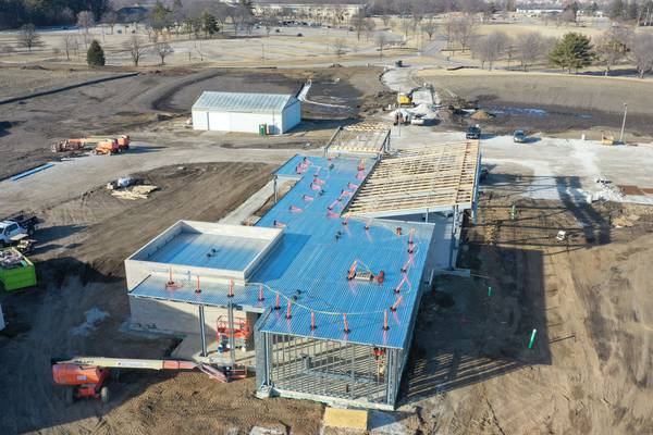 Photos: Construction progresses at IVCC's agricultural education center