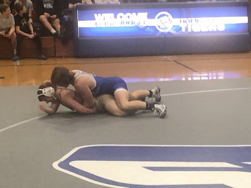 Princeton and Morris met on the mat at Prouty Gym Tuesday night.