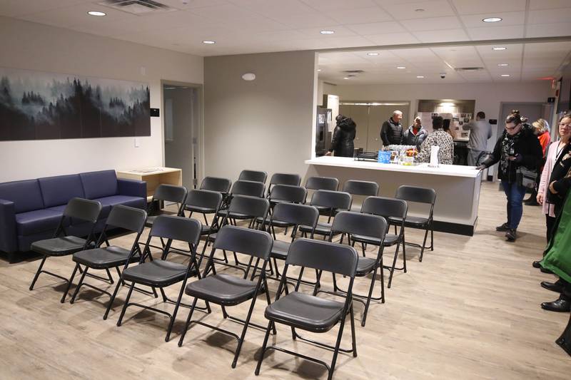 One of the rooms in the Beyond One Barb Transition Center Wednesday, Jan. 22, 2025, during the grand opening celebration of the  in DeKalb. The the transition program has been in place to facilitate students with intellectual and developmental disabilities aged 18-22 into adulthood and independent living.