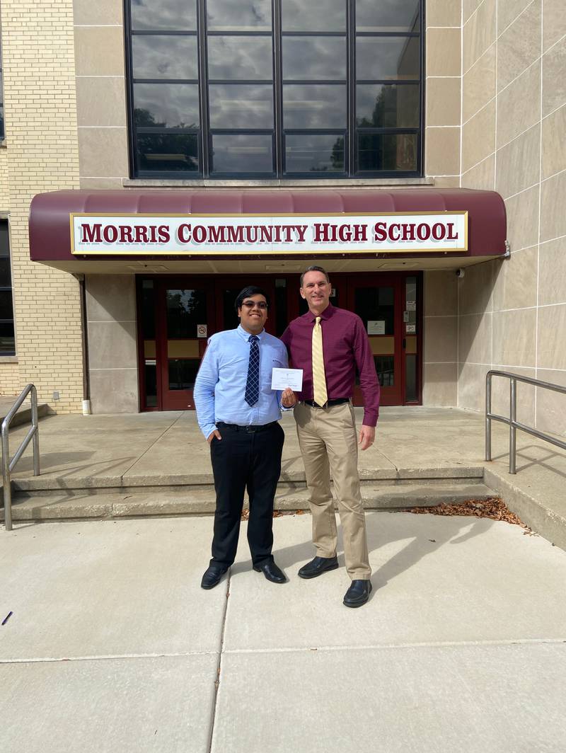 Morris Community High School senior Alexander Pascual has been named a Commended Student in the 2023 National Merit Scholarship Program.