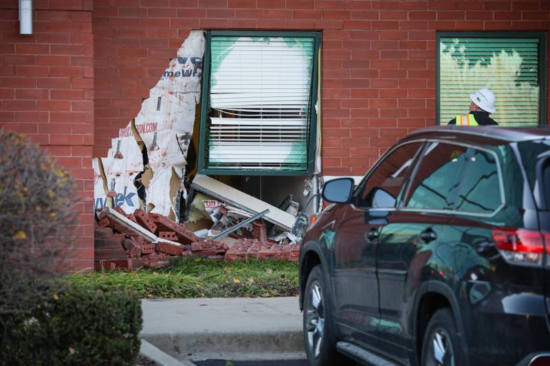 The Huntley Fire Protection District and Huntley Police Department responded at 2:30 p.m. on Tuesday, November 19, 2024, to a medical office building in the 12100 block of Regency Parkway for the report of a vehicle colliding with the structure.