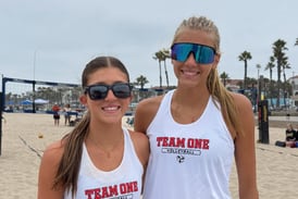 Huntley’s Izzy Whitehouse, Crystal Lake South’s Logan Georgy find future in beach volleyball