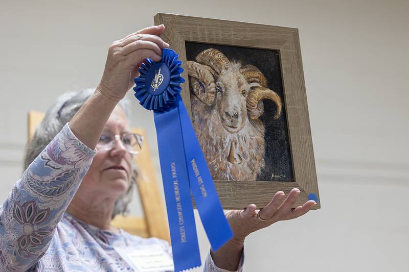 Jan Cronkite’s “Clare” took home the Robert Crowson Memorial Award Thursday, April 16, 2026, at the Phidian Art Show awards ceremony.