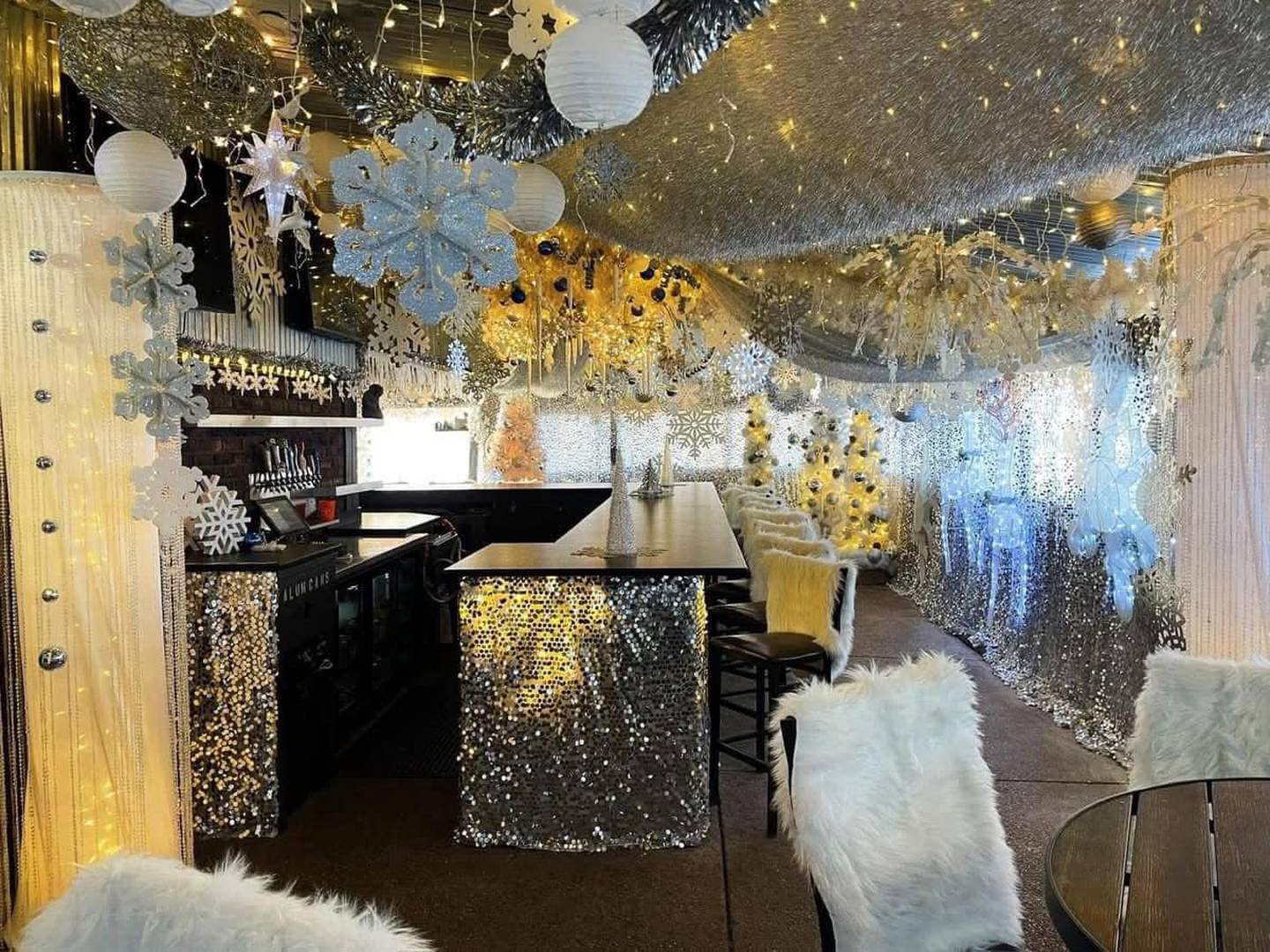 Broken Oar Marina's pop-up Arctic Winter Bar, is now open in Port Barrington through Feb. 1.