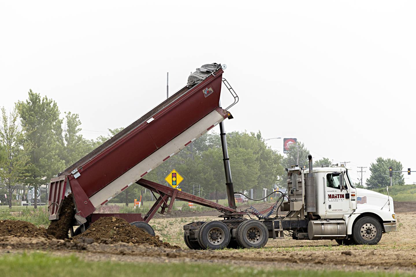 Construction continues Tuesday, June 6, 2023 at the Gateway project site on south Galena Avenue in Dixon. Utility infrastructure work is nearly complete for the project.
