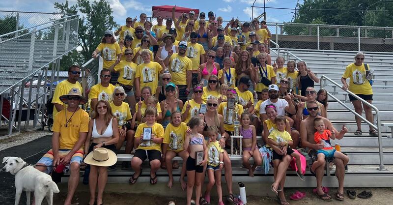 The Wonder Lake Water Ski Show Team took first place competing in the Central Regional Tournament on Sunday, July 9, 2023 in Warsaw, Indiana.