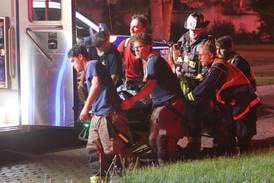 Firefighter injured as Spring Valley battles blaze and collision in one night