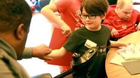 Photos: Batavia first-graders make valentines with Marklund Hyde Center residents