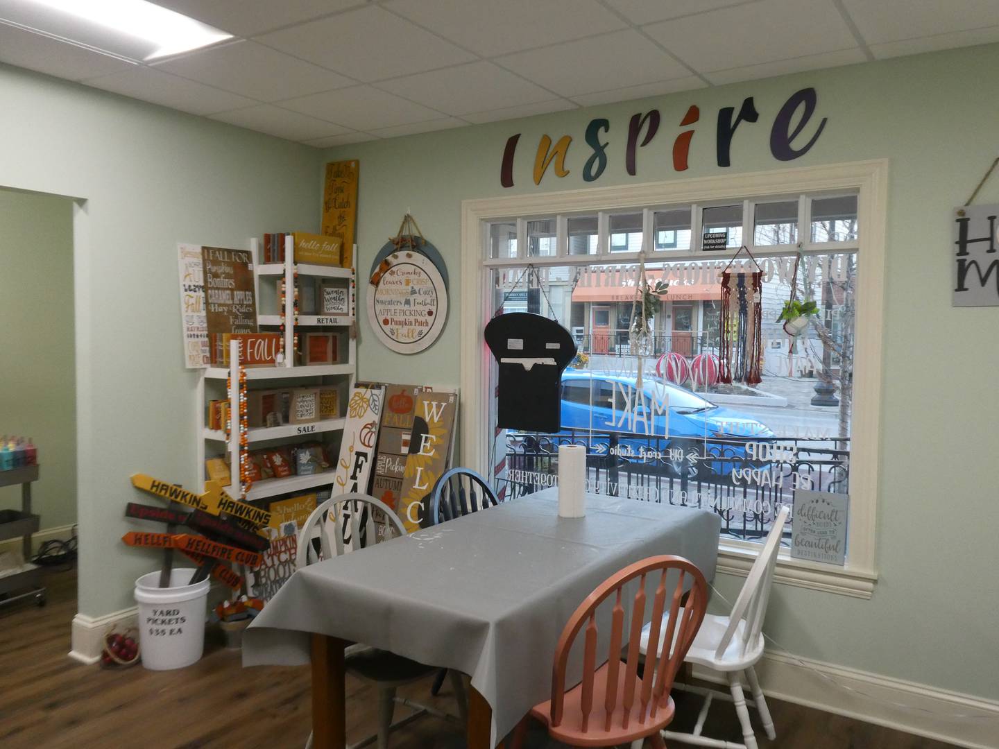 DIY Makity Make craft studio on Thursday, November 10, 2022, in Algonquin.  The store could soon occupy the last open space in Woodstock's Old Courthouse.